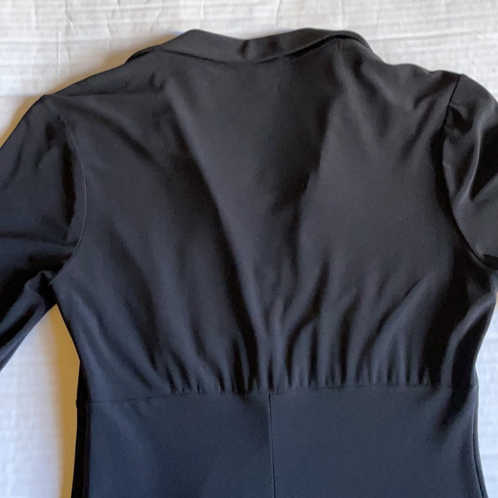 LAUNDRY By ShELLI SEGAL Women Black A-Line Dress Size 0 - Picture 10 of 14